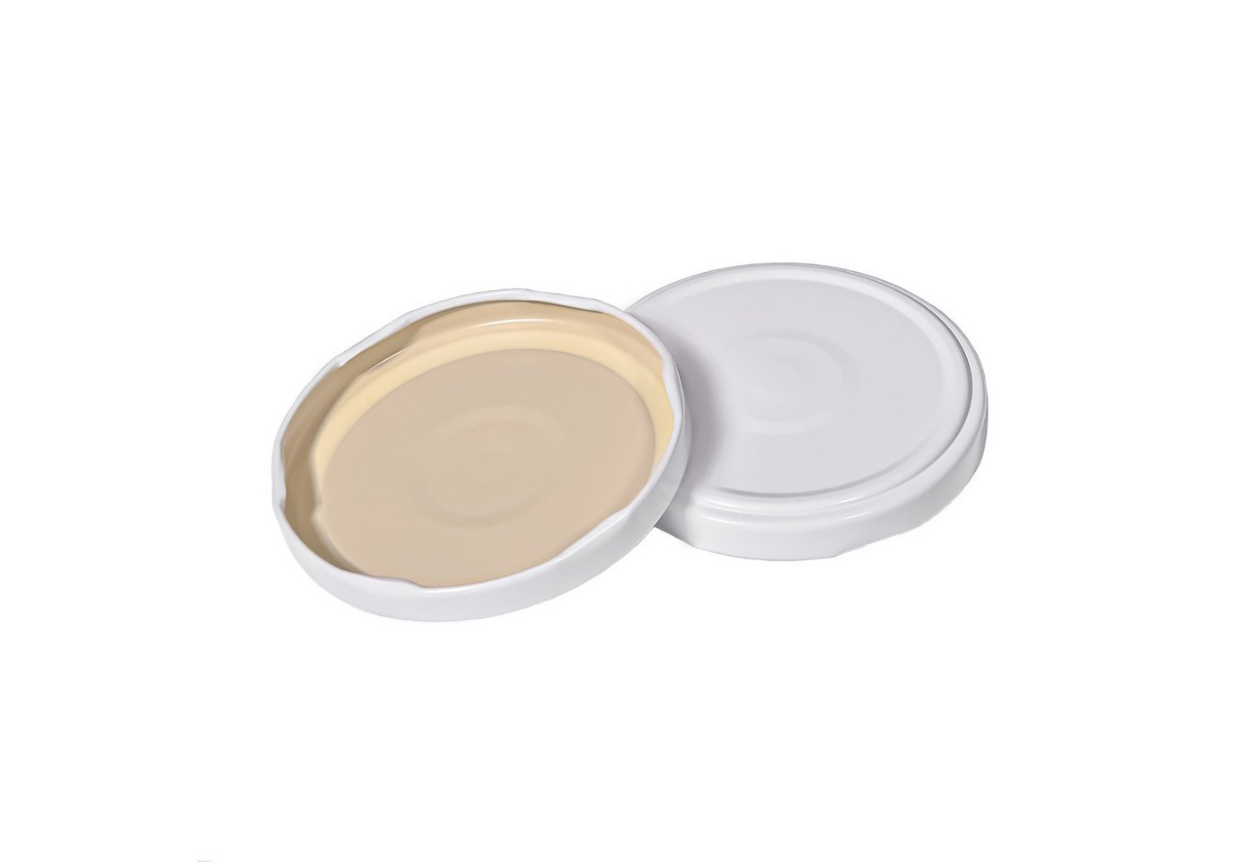 Oputec Einmachglas 12x 360ml Einmachgläser mit Schraubdeckel TO 82 Weiß Marmeladengläser – Bild 5 von 5
