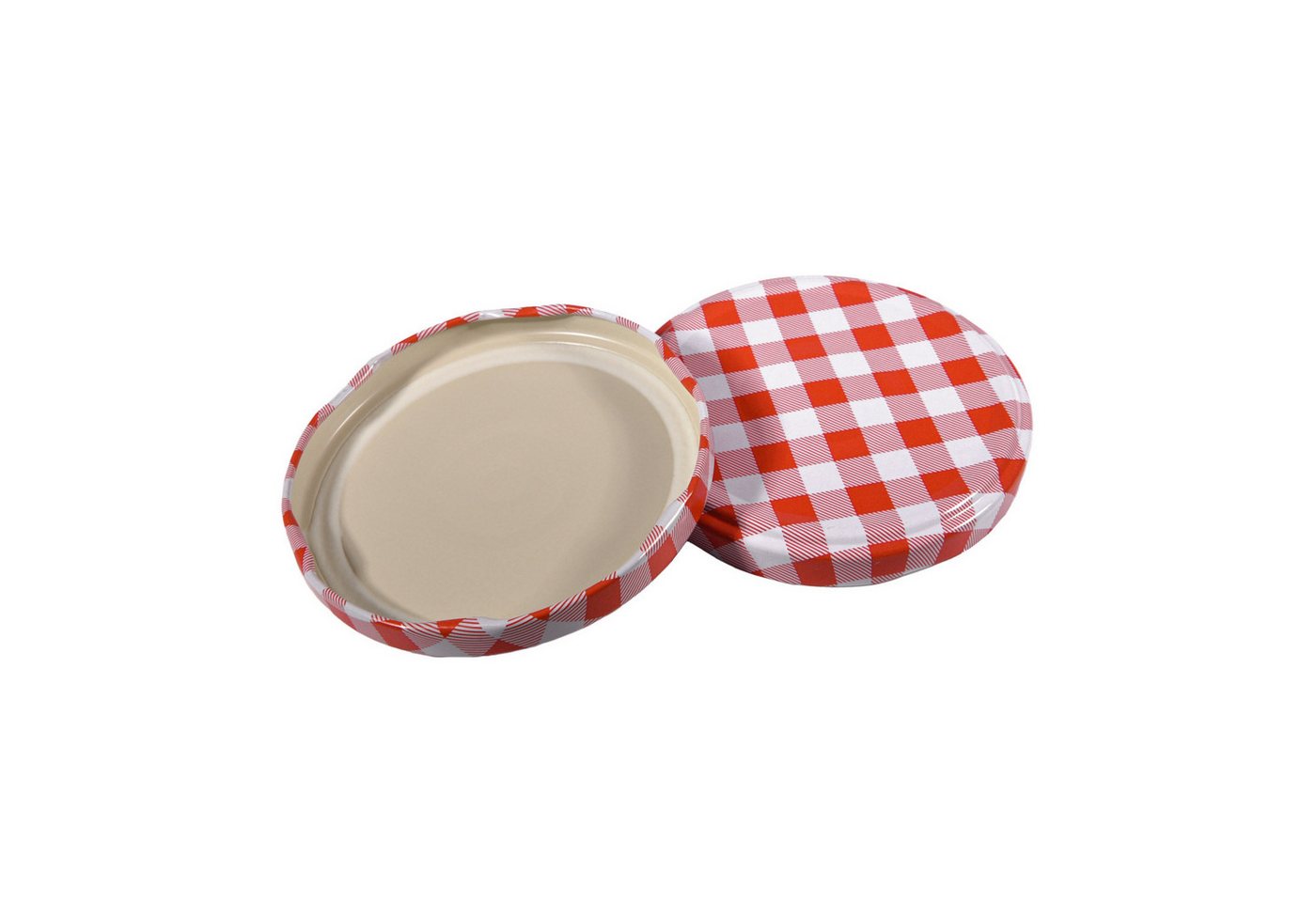 Oputec Einmachglas 24x 440 ml Einmachgläser mit Schraubdeckel TO 82 rot Marmeladengläser, Glas / Metall – Bild 5 von 5