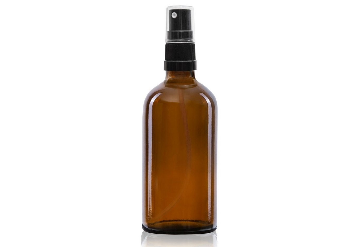Oputec Sprühflasche 10 x 100ml Sprühflasche, Braunglas, schwarzer Zerstäuber, (Spar-Set) – Bild 4 von 4