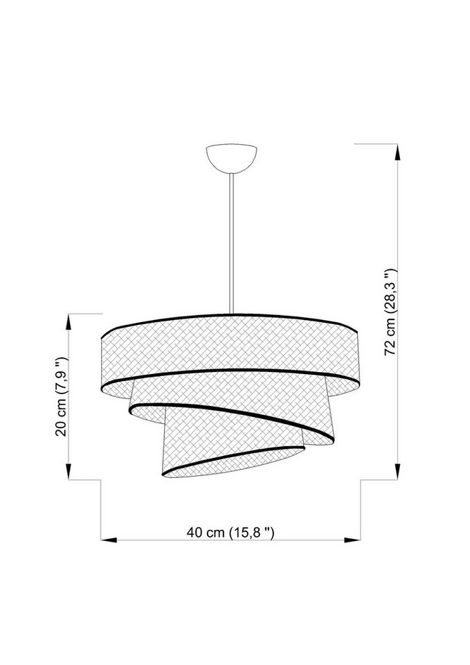 Opviq Kronleuchter Cotton Cap, 40 x 40 cm H1689 – Bild 4 von 4