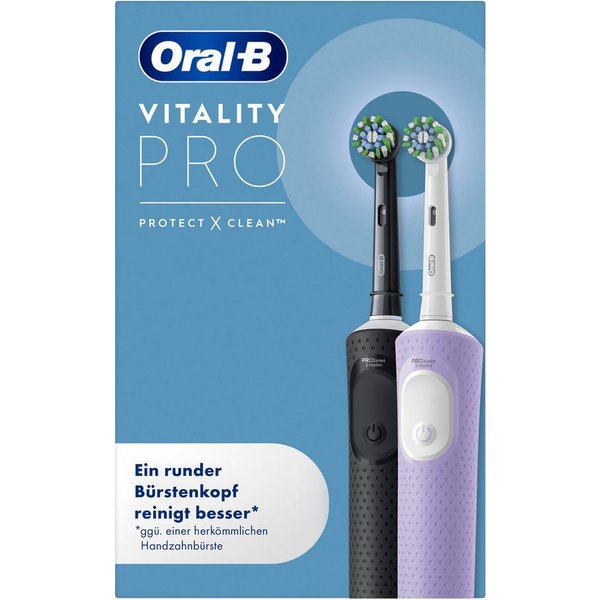Duo CrossAction lilac mist/black + 2. Handstück