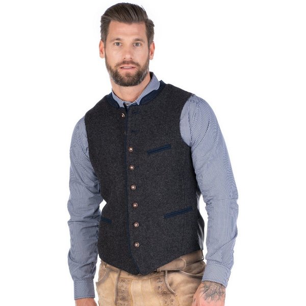 Orbis Textil GmbH & Co. KG Trachtenweste Trachtenweste - FROWIN - anthrazit