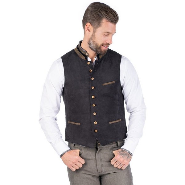 Orbis Textil GmbH & Co. KG Trachtenweste Trachtenweste - GORDIAN - anthrazit