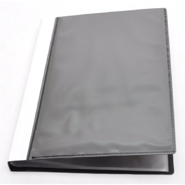FOLDERSYS Organisationsmappe FolderSys® 25025 Sichtbuch A5 mit 20 Hüllen - schwarz