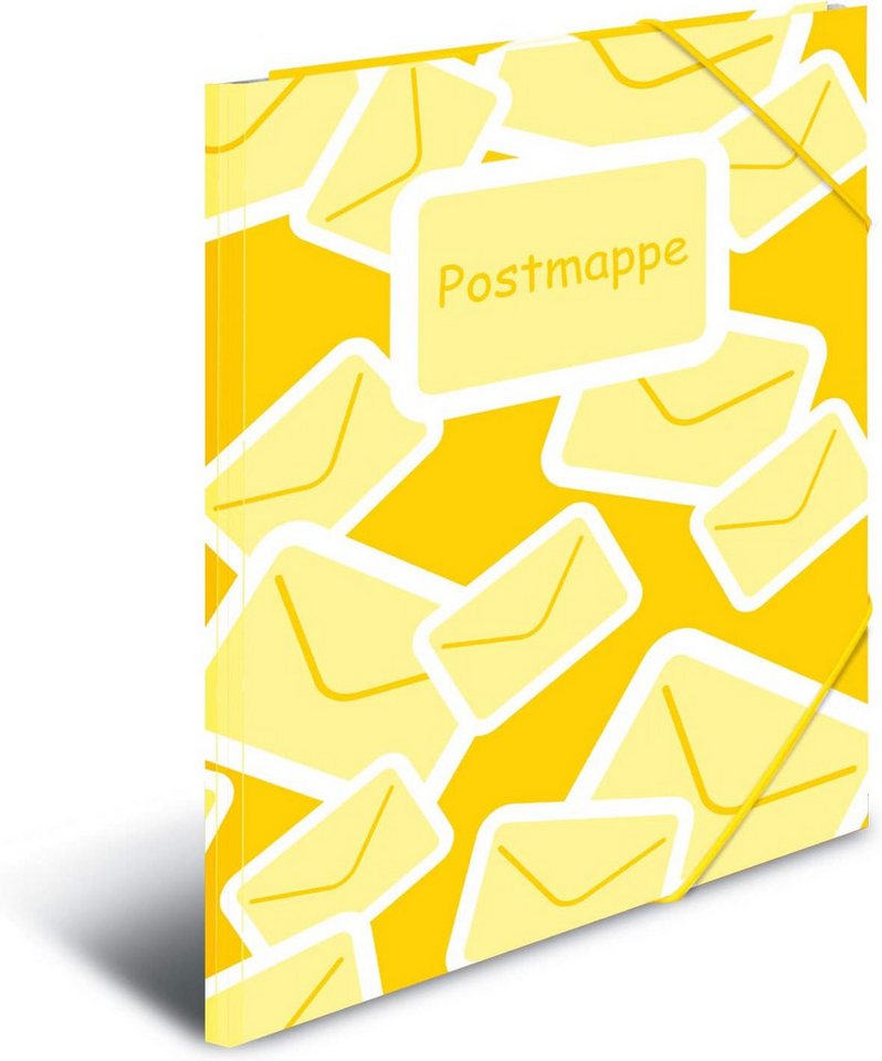 HERMA Organisationsmappe HERMA Postmappe mit Gummizug, DIN A4, PP, gelb – Bild 2 von 5