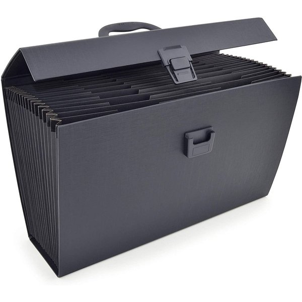 RAPESCO Organisationsmappe RAPESCO Fächertasche, DIN A4, 19 Fächer, schwarz