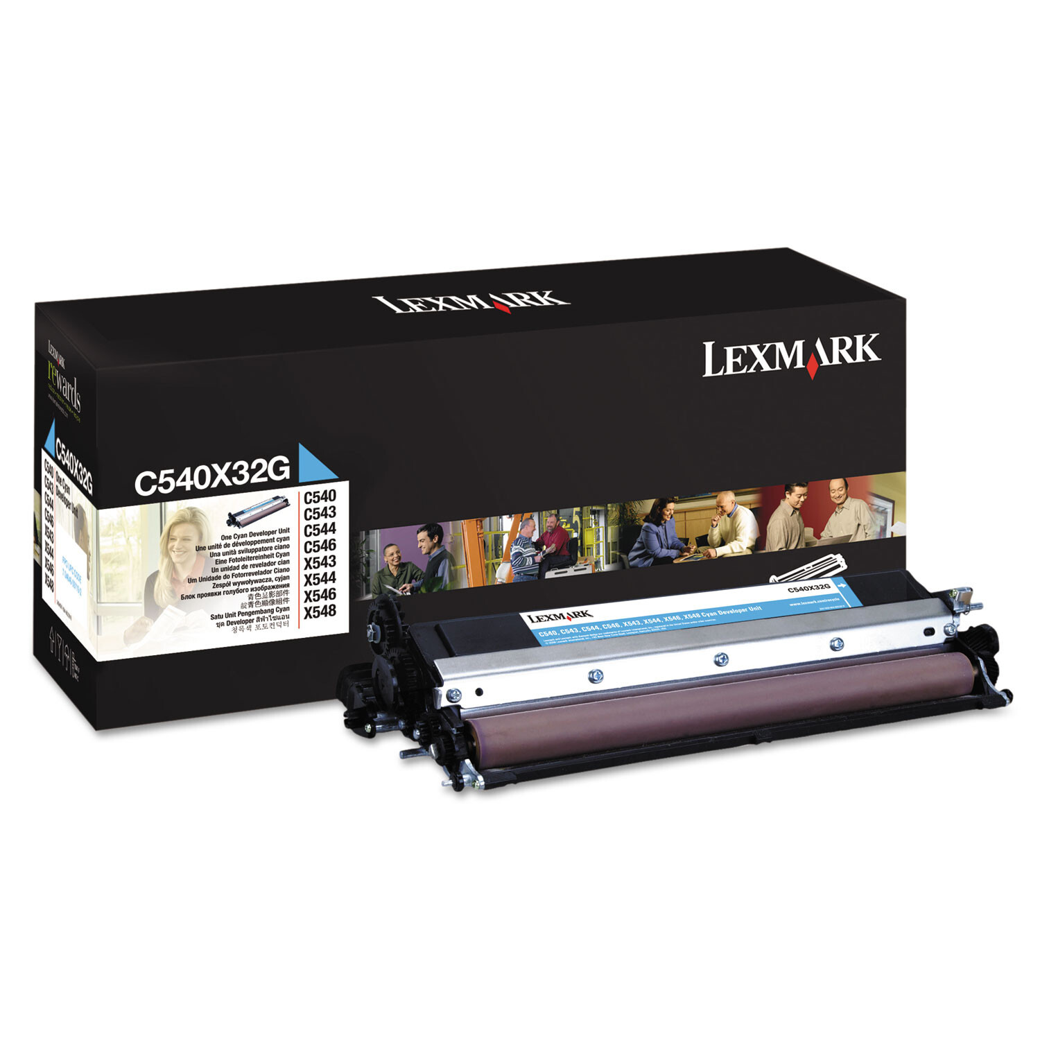 Original Lexmark C540X32G Photoleiter cyan D bulk