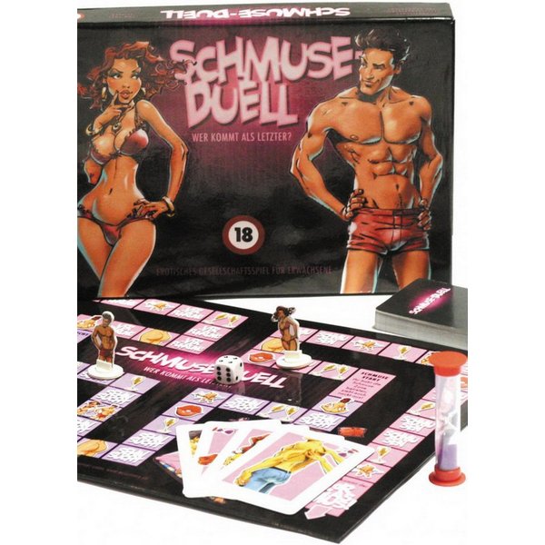 Orion Spiel Brettspiel SCHMUSEDUELL, Ideal für Frischverliebte