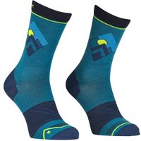 ORTOVOX Herren ALPINE LIGHT COMP MID SOCKS M, Größe 45-47 in Blau