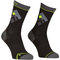 ORTOVOX Herren ALPINE LIGHT COMP MID SOCKS M, Größe 39-41 in Schwarz