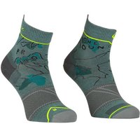 ORTOVOX Herren ALPINE LIGHT QUARTER SOCKS M, Größe 45-47 in Grün