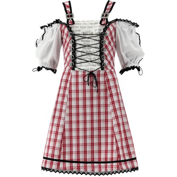 OS Trachten Trachtenkleid Qedaro Tailliert