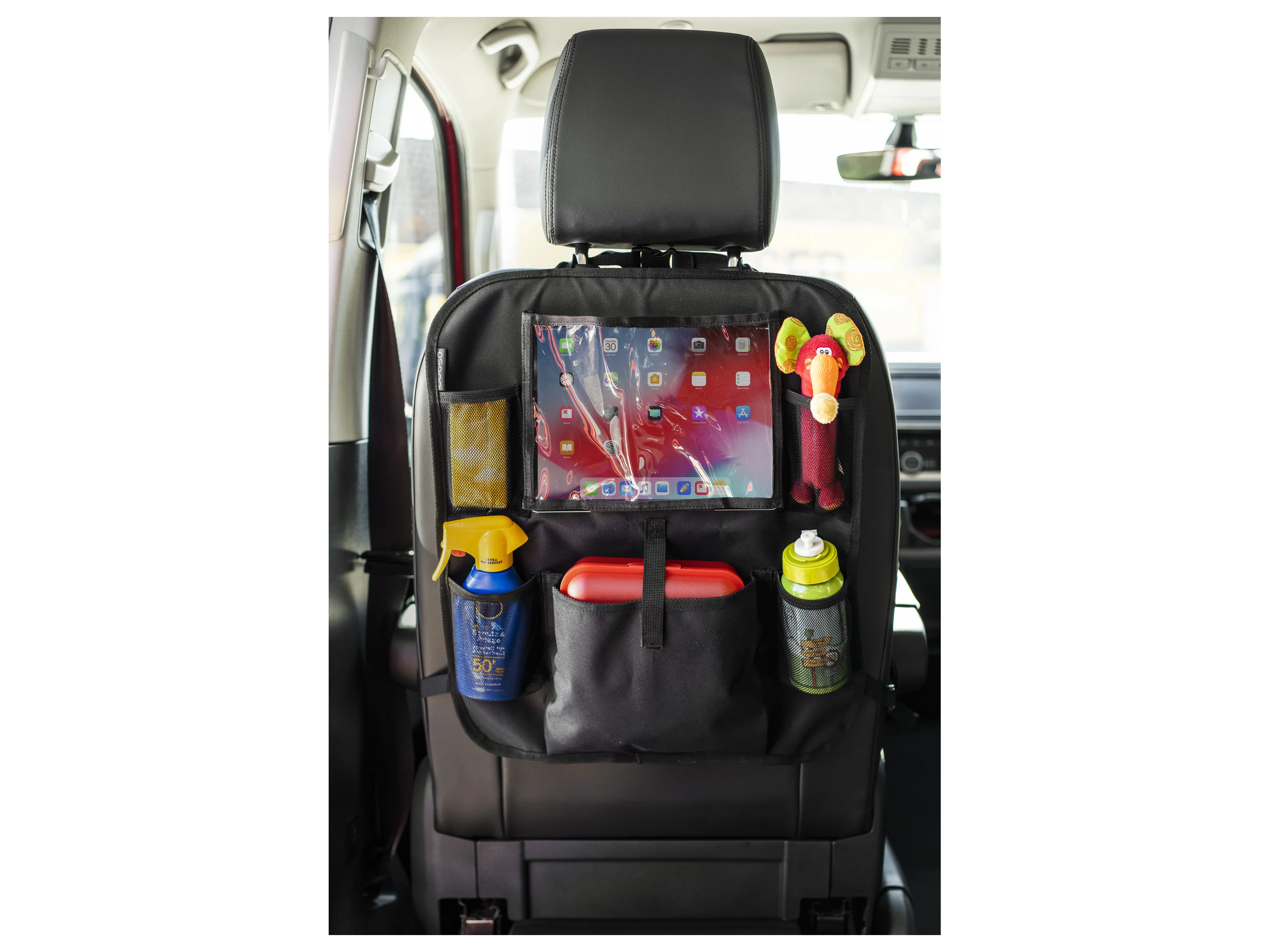 OSANN Auto Rückenlehnen-Organizer mit Tabletfach, schwarz – Bild 2 von 4