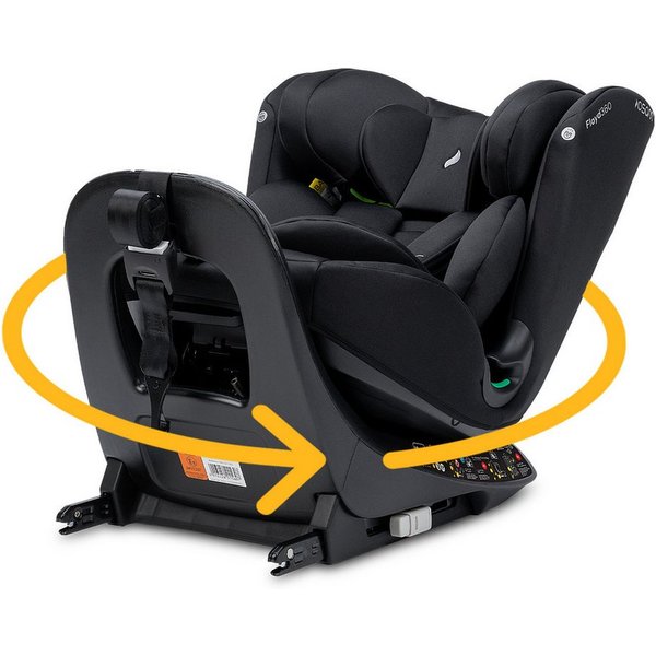 Osann Autokindersitz Floyd360, 360 Grad drehbarer Kindersitz mit Isofix, ab: Geburt, bis: 12 Jahre, ab: 40 cm, bis: 150 cm, drehbar in jeder Position, Magnete f