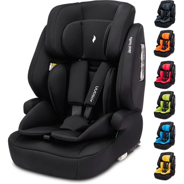 Osann Autokindersitz Jazzi Isofix, Kindersitz mit Isofix, Kindersitz ab 1 Jahr, ab: 15 Monate, bis: 12 Jahre, ab: 76 cm, bis: 150 cm, mitwachsendes Gurtsystem, 