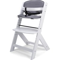 OSANN Hochstuhl »Jill«, aus hochwertiger Buche (weiss inkl. Polsterset grau)