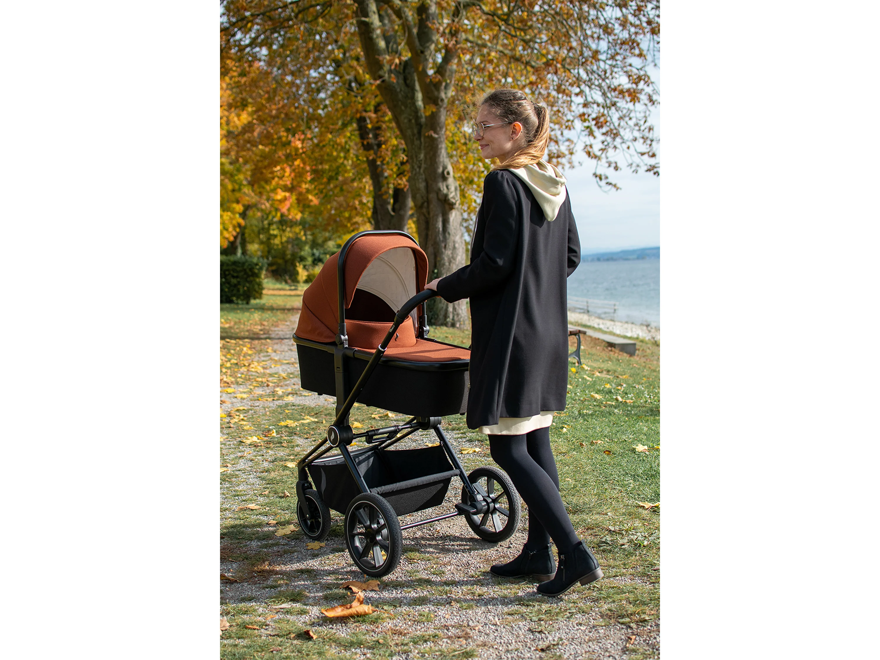 OSANN Kombi-Kinderwagen »Vamos«, mit Gummirädern (Caramel) – Bild 3 von 4
