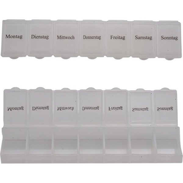 Osma Pillendose Pillenbox Pillendose Tablettenbox Medikamentenbox, Pillen, Box, Dose, 7 Tage Woche