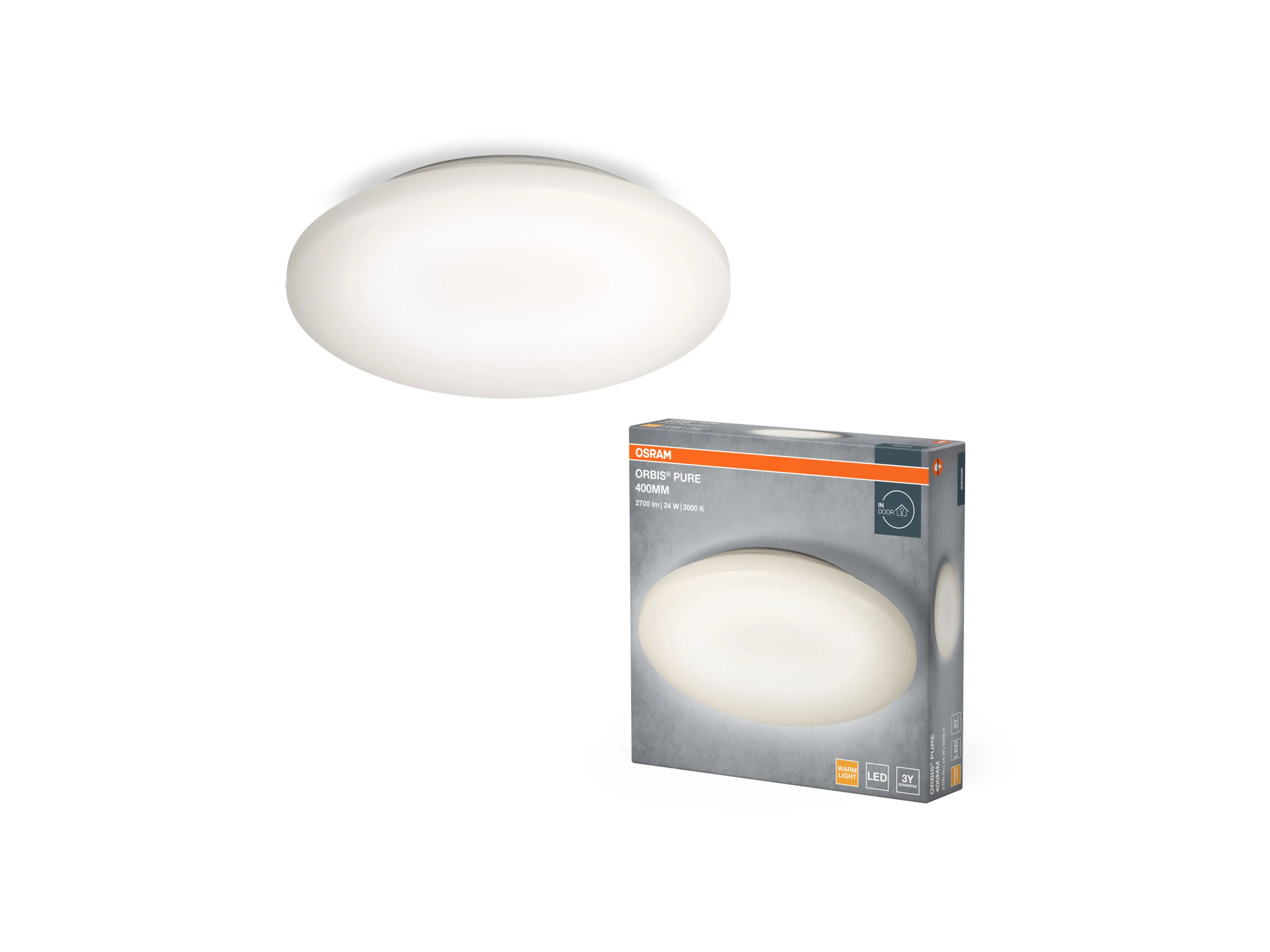 OSRAM LED-Deckenleuchte »Orbis Pure 830« (33 cm, Weiß) – Bild 3 von 3