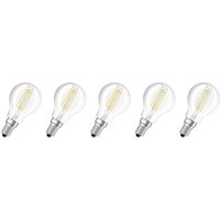OSRAM LED-Leuchtmittel »Base Classic«, 5 Stück (CLP40, E14, 470lm, 2700 K, Klar)