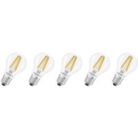 OSRAM LED-Leuchtmittel »Base Classic«, 5 Stück (CLA60, E27, 806lm, 2700 K, Klar)