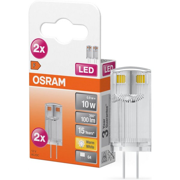 Osram LED-Leuchtmittel LED PIN Lampe, G4, 2 St., Warmweiß