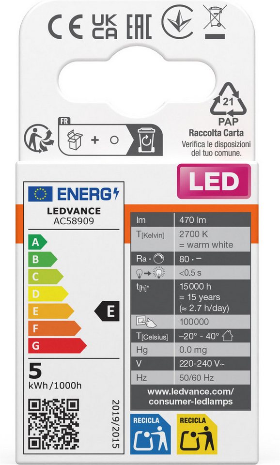 Osram LED-Leuchtmittel LED PIN Lampe, G9, 2 St., Warmweiß – Bild 4 von 4