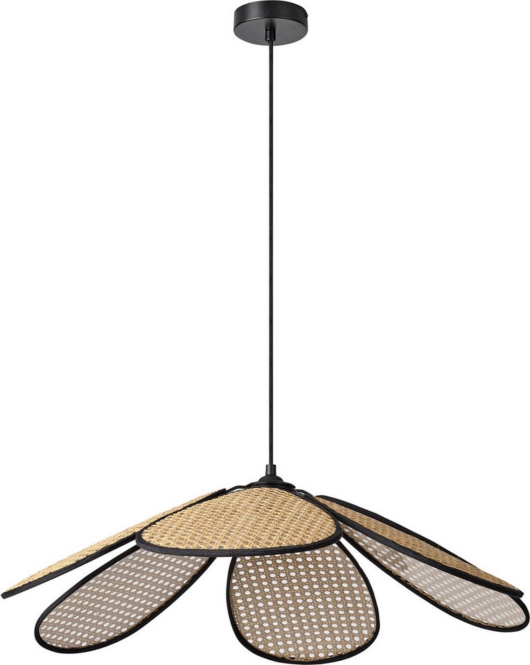 Osram Pendelleuchte Decor Rattan, ohne Leuchtmittel, braun, Fassung E27, Rattan und Stahl – Bild 2 von 5