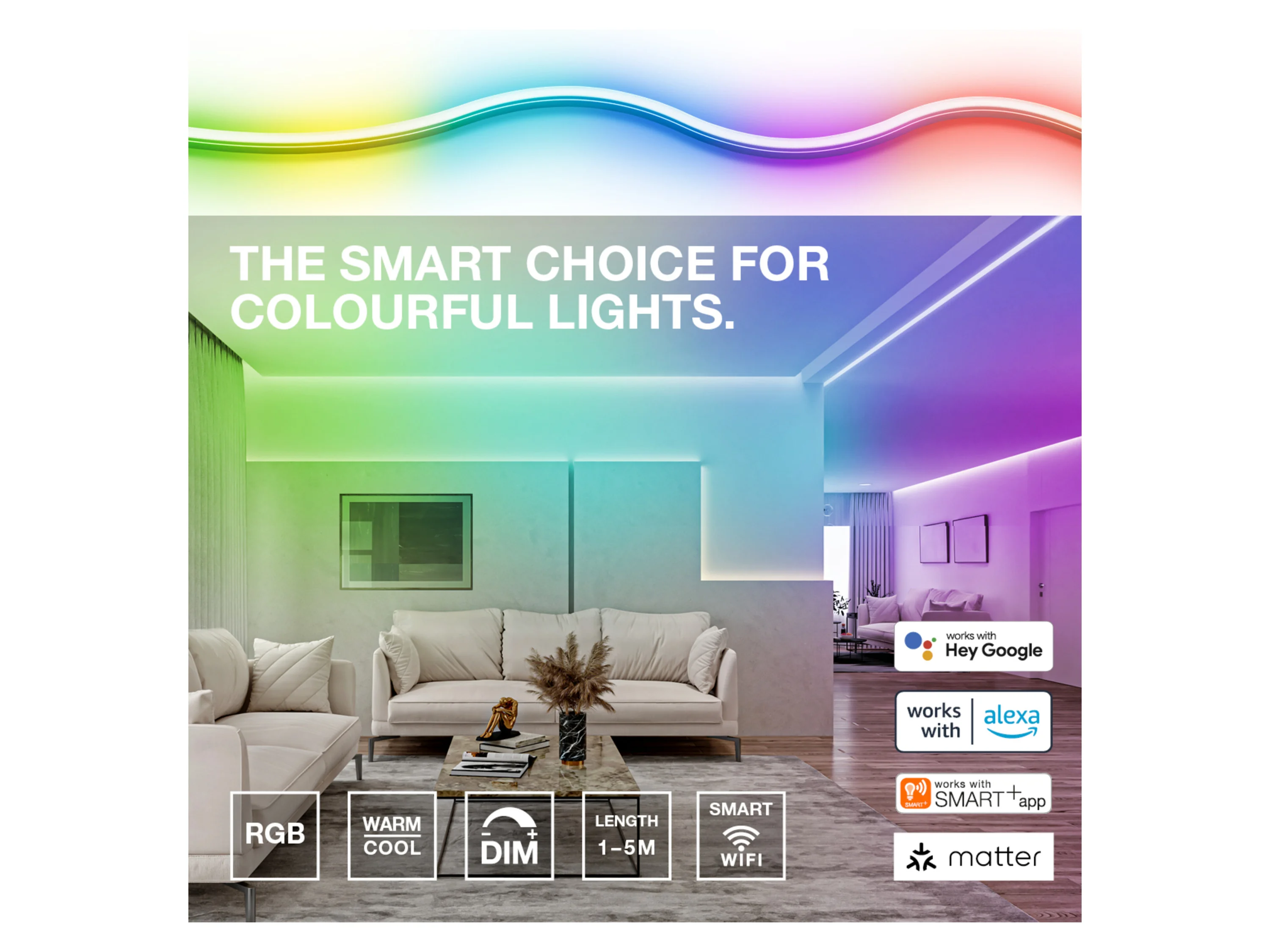 OSRAM Smart Matter Flex RGBTW (2 m) – Bild 2 von 4