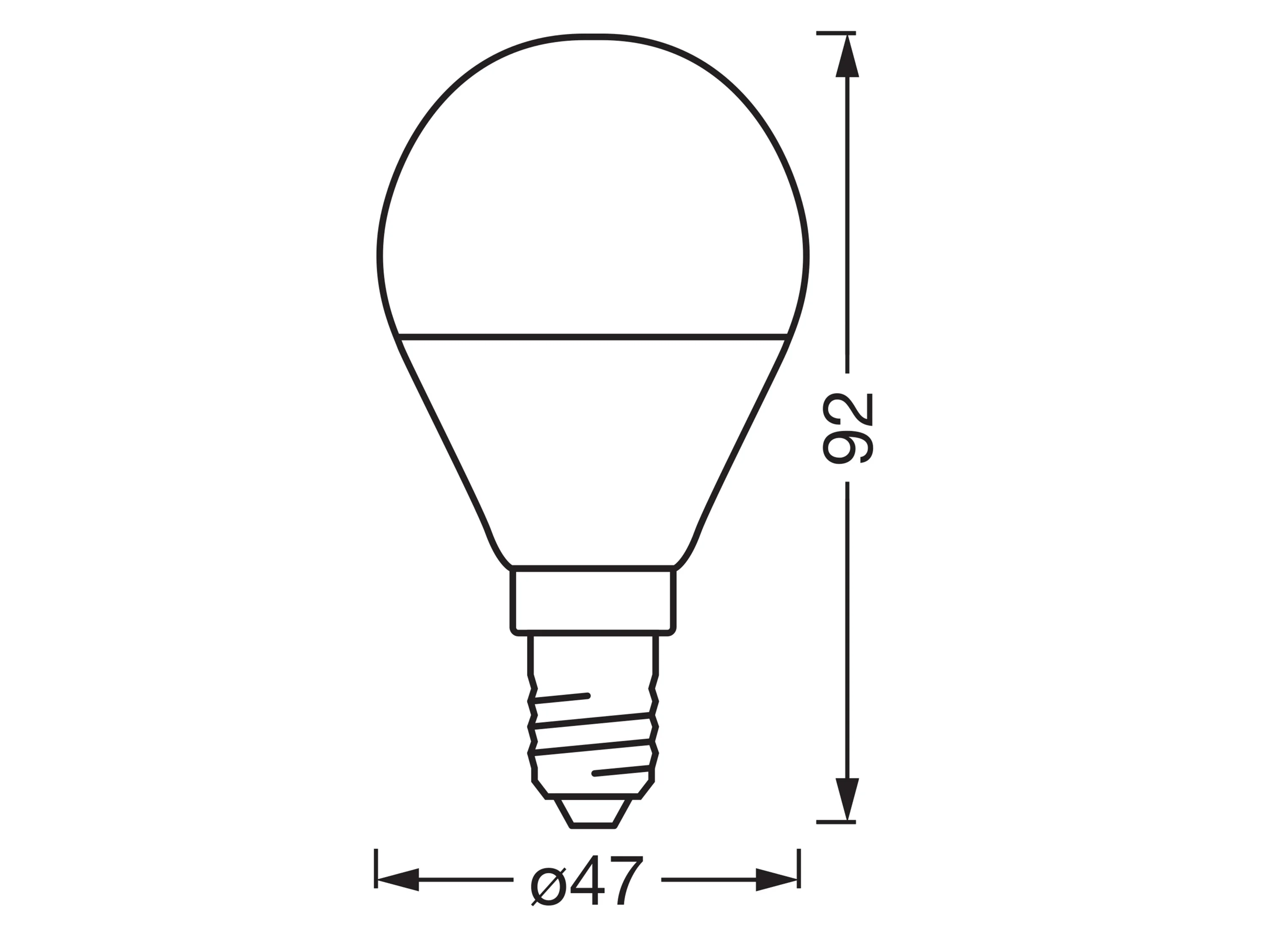 OSRAM Smart MATTER Leuchtmittel, 3er Pack (P40, E14, 2700 K, RGBW, Matt) – Bild 4 von 4
