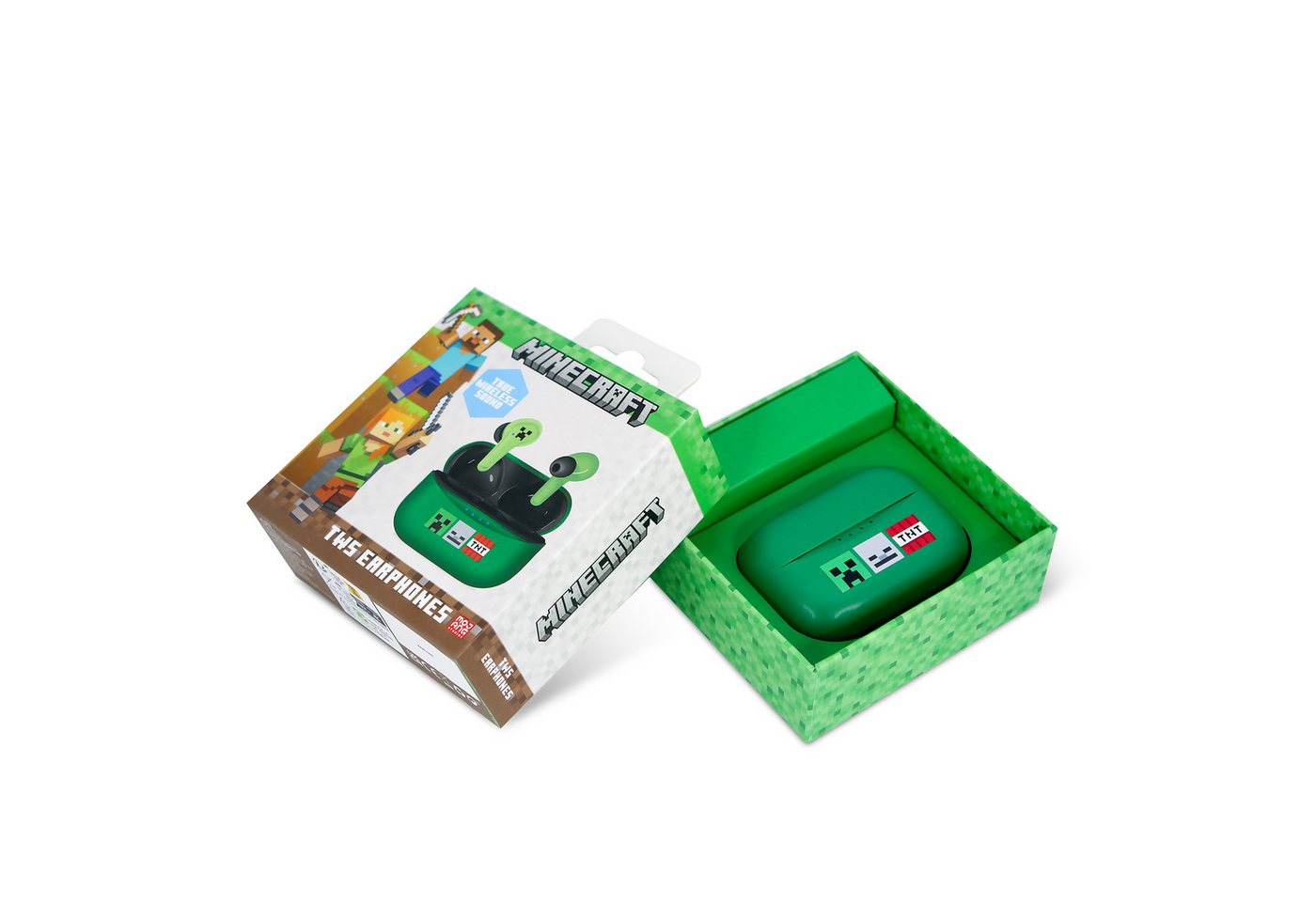 OTL Minecraft TWS Wireless Earbuds In-Ear-Kopfhörer (True Wireless Stereo (TWS) – Bild 5 von 5