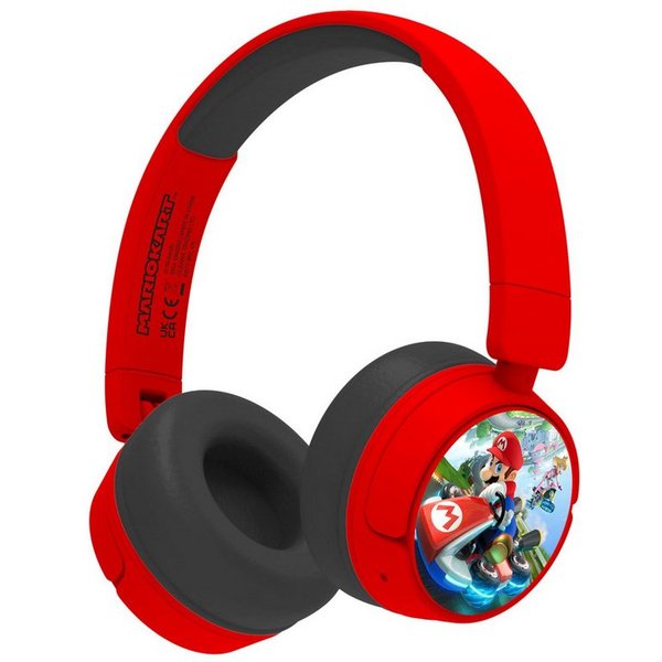OTL Nintendo Mario Kart Kinderkopfhörer mit Lautstärkebegrenzung Kinder-Kopfhörer (kindgerechte Lautstärkebegrenzung)