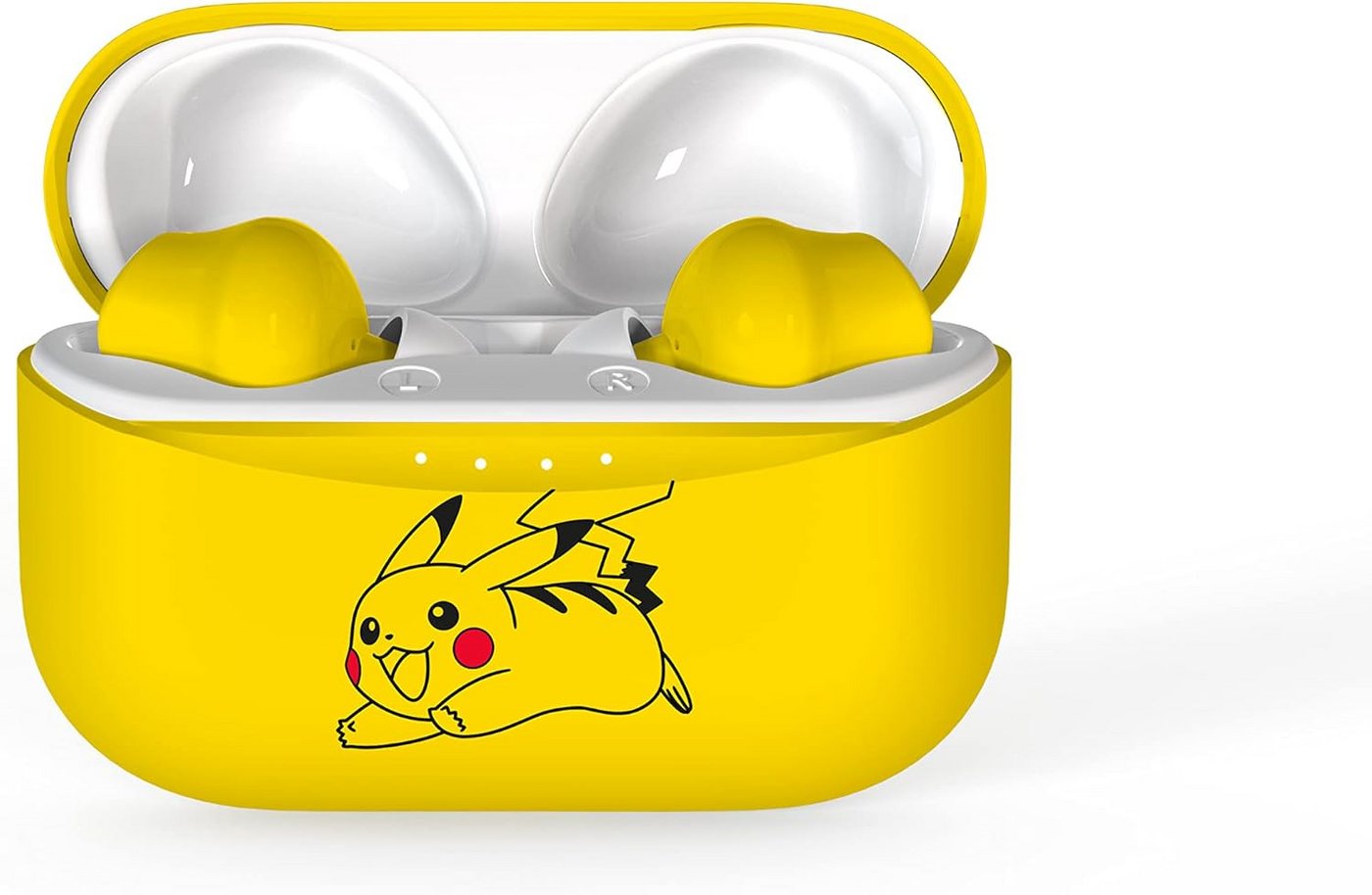 OTL Pokémon Pikachu In-Ear Kopfhörer mit Ladebox Bluetooth-Kopfhörer (Bluetooth, lautstärkebegrenzte Technologie für Kinder) – Bild 2 von 5