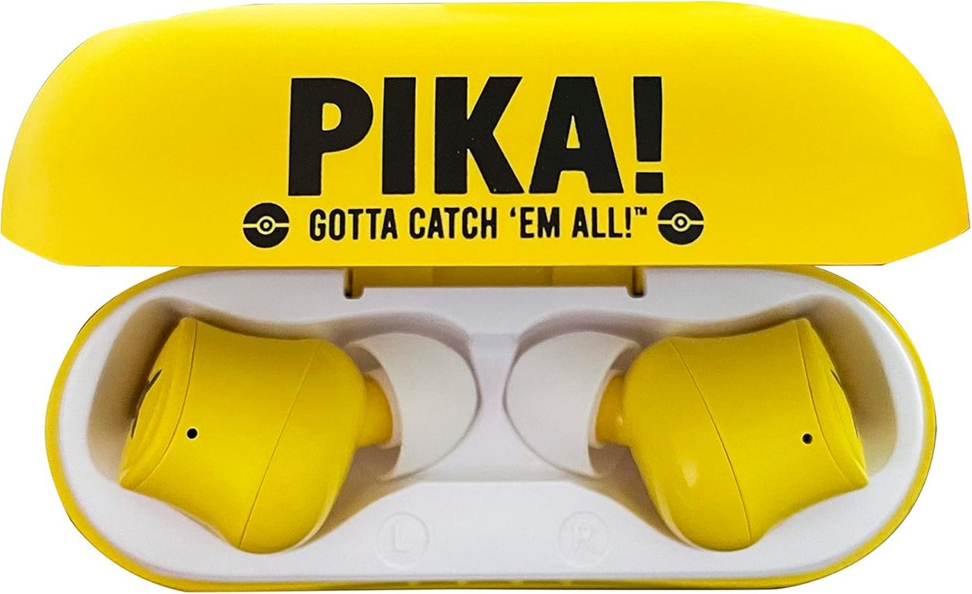 OTL Pokémon Pikachu In-Ear Kopfhörer mit Ladebox Bluetooth-Kopfhörer (Bluetooth, lautstärkebegrenzte Technologie für Kinder) – Bild 4 von 5