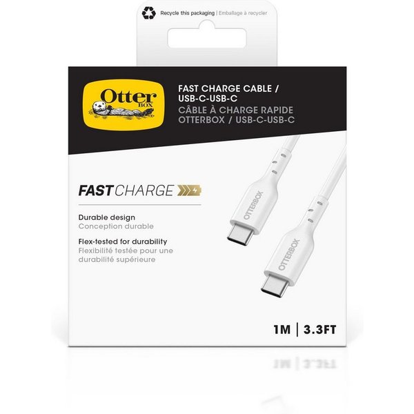 Otterbox Standard USB-C zu USB-C PD-Kabel 1m USB-Kabel, USB Typ C, (100 cm)