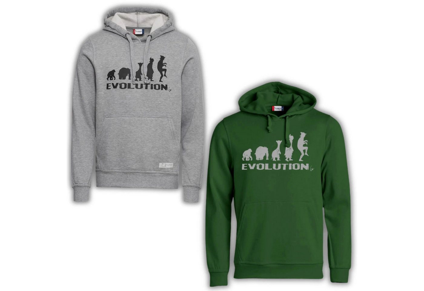 Ottifant Productions GmbH Hoodie Hoodie Kapuzenpullover Evolution by Otto Waalkes, Jetzt auch in Navy – Bild 3 von 5