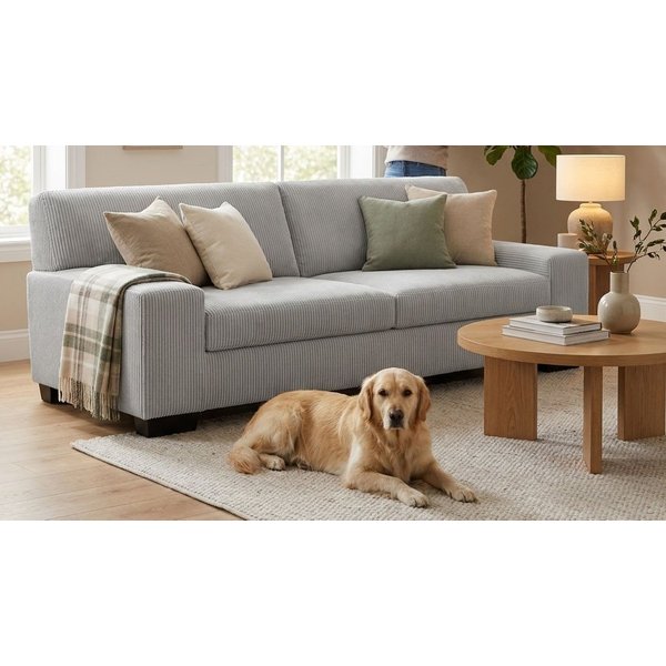 OTTO home 2-Sitzer Faxxe 194 x 85 cm, bequem, modern & zeitlos, mittelfeste Polsterung, aus haustierfreundlichem Pet Friendly Cord