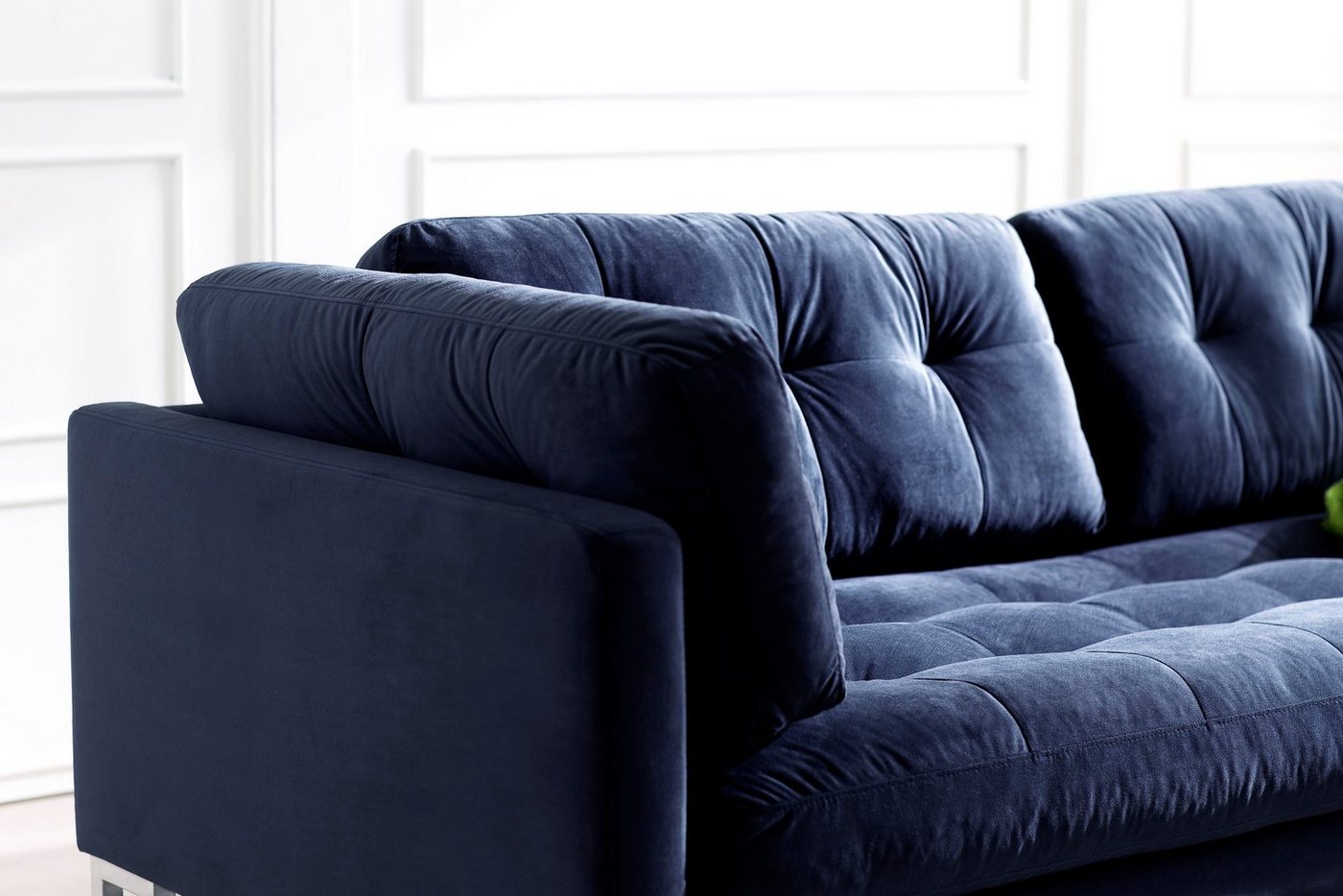 OTTO home 2-Sitzer Landau, in Cord-Stoff mit Metallfuß – Bild 4 von 5