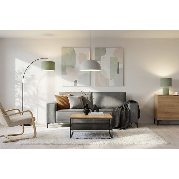OTTO home 2-Sitzer OLAND Luxus-Microfaser, Sofa, B: 164 cm, Skandi-Design