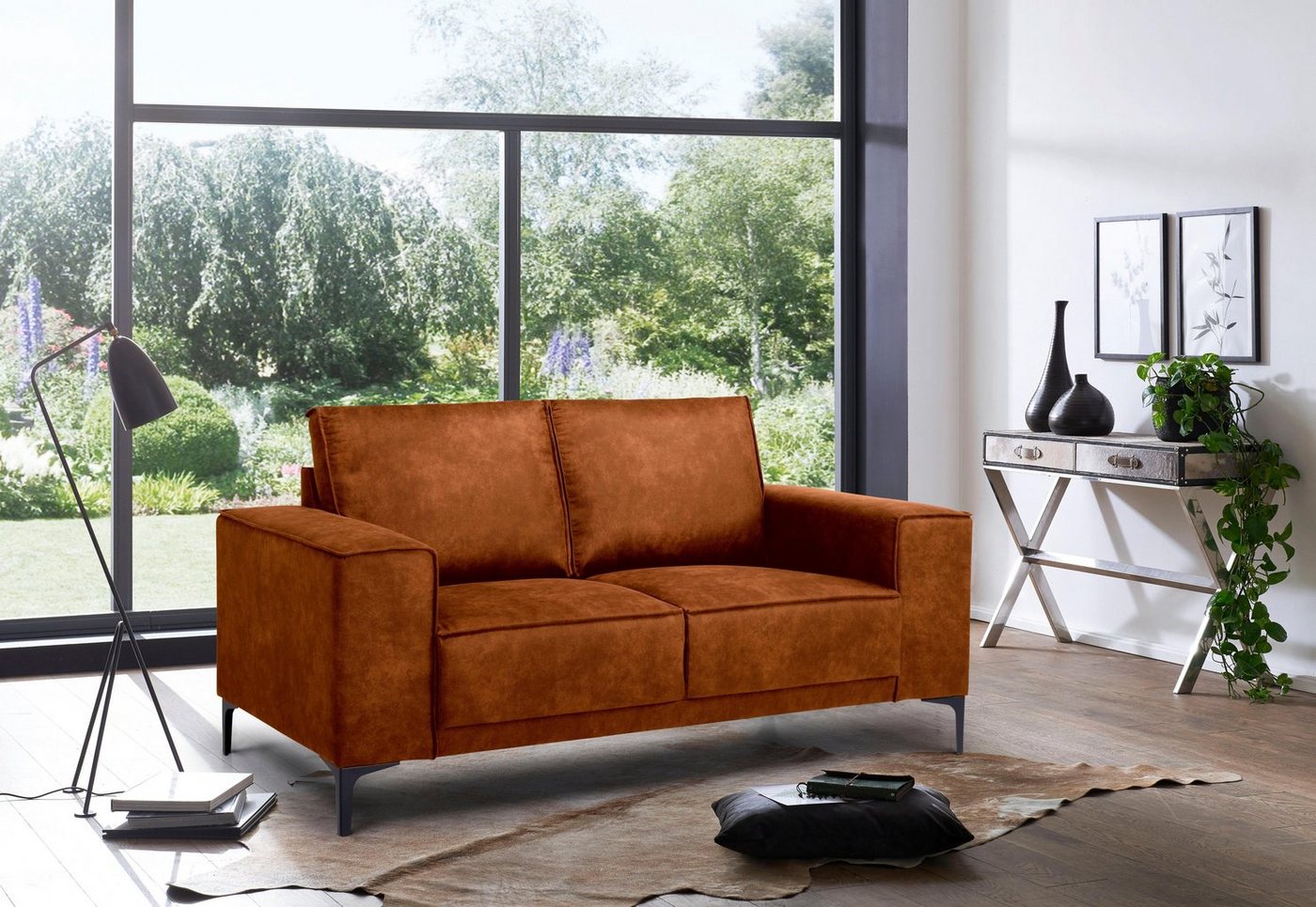 OTTO home 2-Sitzer OLAND Luxus-Microfaser, Sofa, B: 164 cm, Skandi-Design – Bild 2 von 5