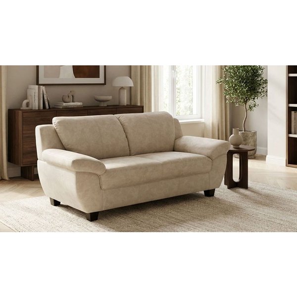 OTTO home 2-Sitzer Sillkeborg 161 cm, formschönes Sofa mit dunklen Füßen, aus haustierfreundlichem Pet Friendly Bezug
