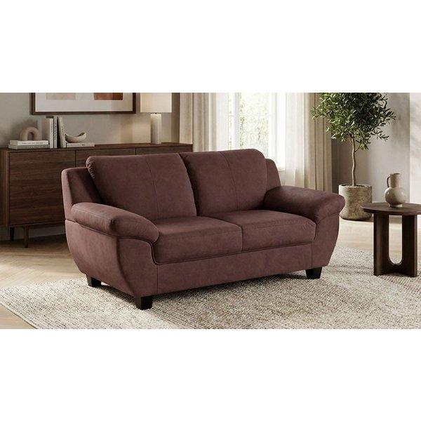 OTTO home 2-Sitzer Sillkeborg 161 cm, formschönes Sofa mit dunklen Füßen, aus haustierfreundlichem Pet Friendly Bezug