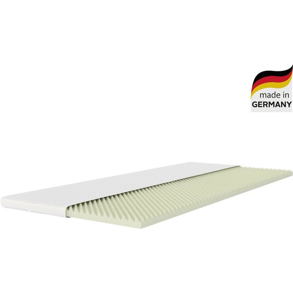 OTTO home, Topper Polly Plus Komfort ECO, ideal für Boxspringmatratzen, 6 cm hoch, Komfortschaum, Topper für Matratze 90x200 cm, 140x200 cm und weitere Größe ge
