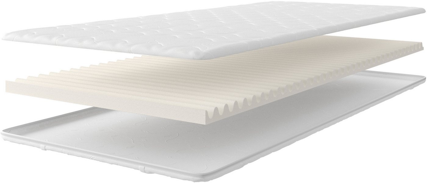 OTTO home, Topper Sandy, Topper 90x200 cm,180x200 cm, über 900 4,5 Sterne Bewertungen, 7 cm hoch, Komfortschaum, Matratze, Boxspringbett, Allergiker geeignet (H – Bild 5 von 5