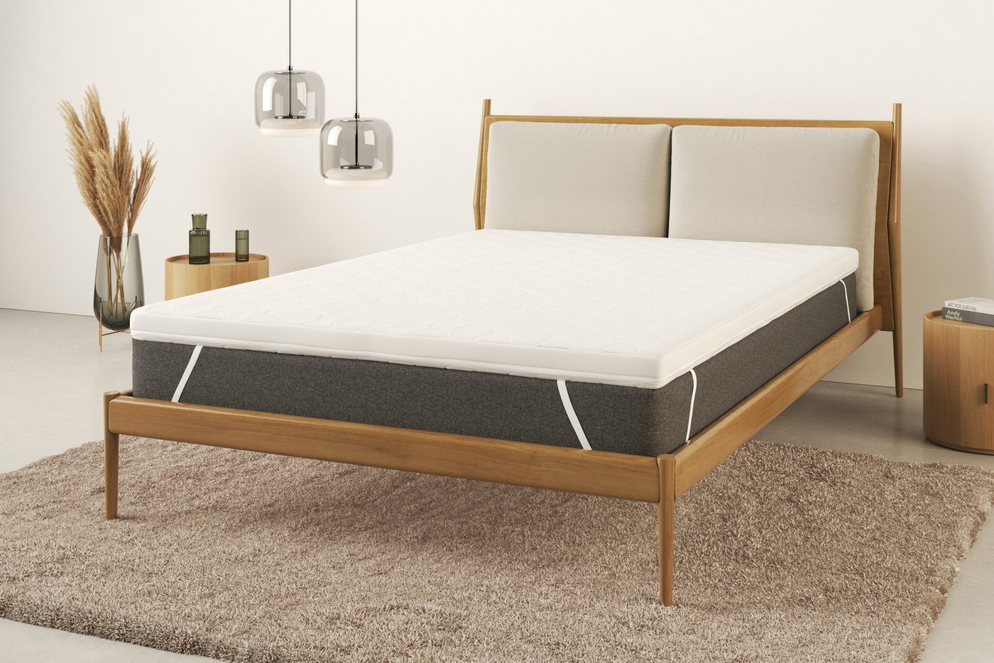 OTTO home, Topper Polly Plus XXL ECO, Topper ideal für Boxspringmatratzen, 8 cm hoch, Komfortschaum, Topper in 90x200, 140x200, über 2.000 positive Bewertungen! – Bild 2 von 5