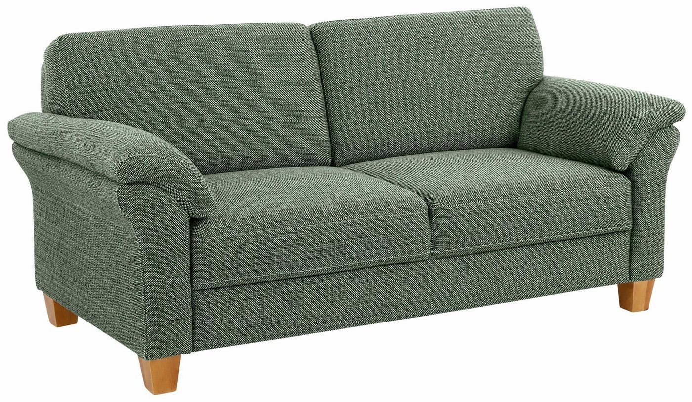 OTTO home 3-Sitzer Borkum, B: 186 cm, Federkern, Komfortsitzhöhe 46 cm, Landhausstil, Holzfüße, Kopfstützen nachrüstbar – Bild 2 von 5