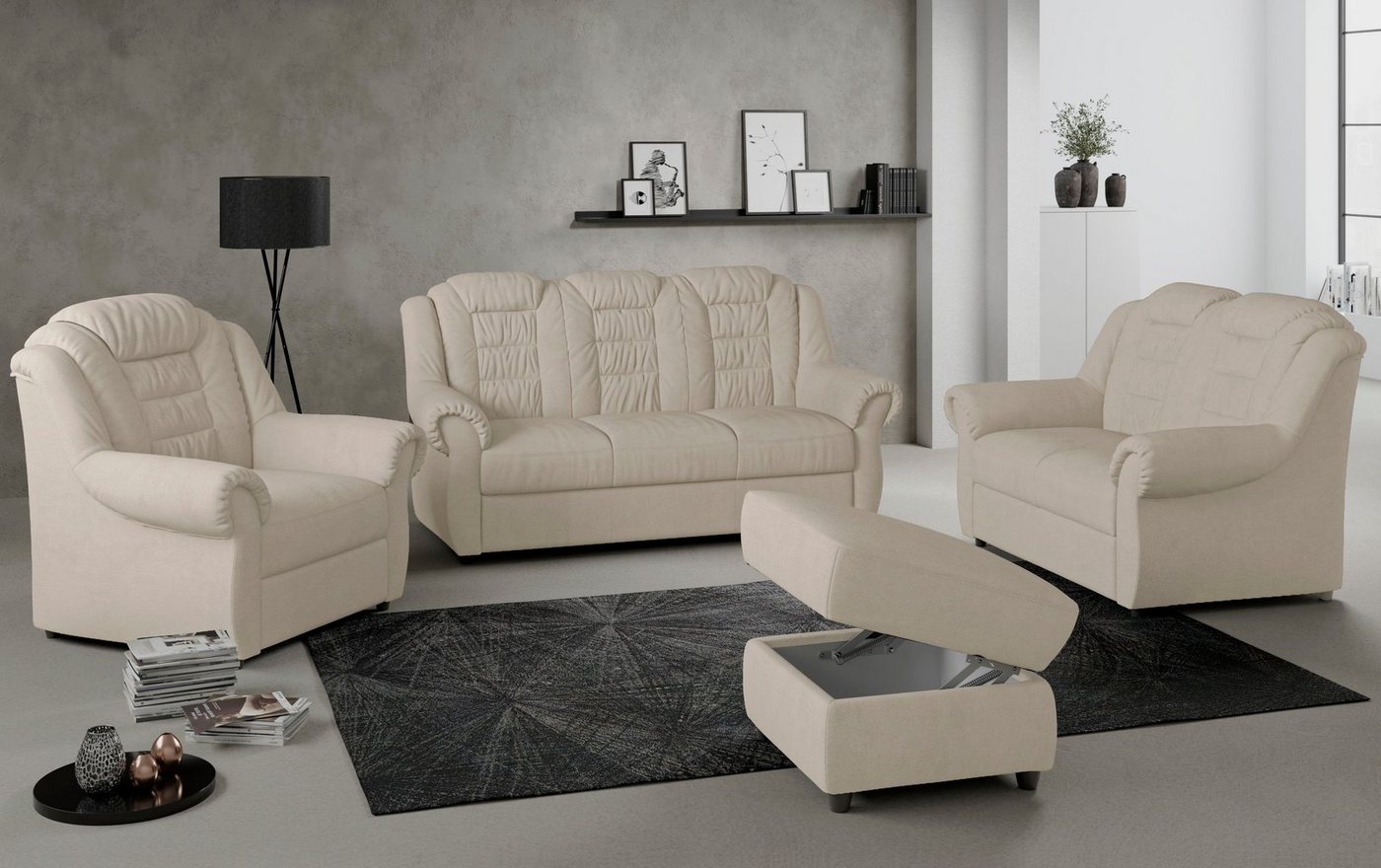 OTTO home 3-Sitzer Boston, Sofa mit hoher Rückenlehne – Bild 2 von 5