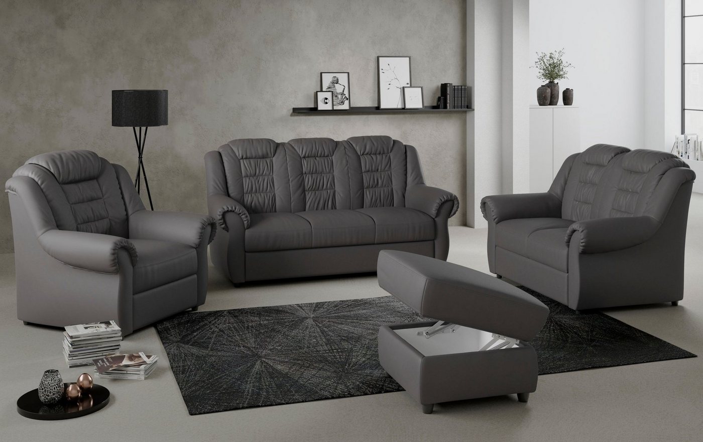 OTTO home 3-Sitzer Boston, Sofa mit hoher Rückenlehne – Bild 2 von 5