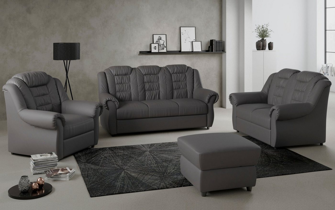 OTTO home 3-Sitzer Boston, Sofa mit hoher Rückenlehne – Bild 5 von 5
