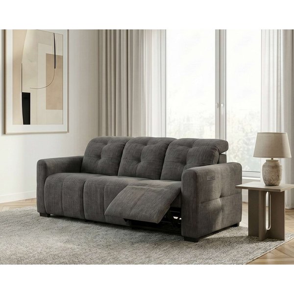 OTTO home 3-Sitzer CAARLA Webstoff, Sofa, 224 cm, man. o. elektr. Relaxfunktion (USB), mit USB-A und USB-C bei elektrischer Ausführung, Kopfteilverstellung